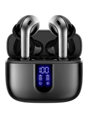 Bluetooth Headphone Wireless Earbud Airpods Pro 2 Charging Case Waterproof BLACK